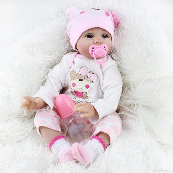 Muñeco bebé reborn 55 cm - imagen adicional