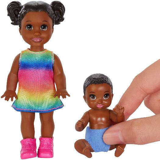 Barbie niñera set hermanitos GFL33 - imagen adicional