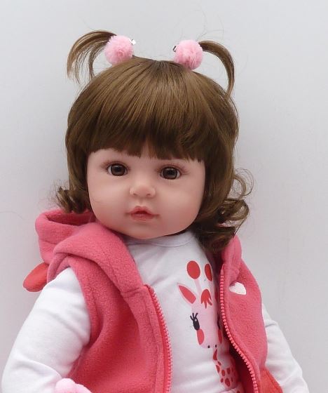 Muñeca Reborn realista hecha a mano 45 cm - imagen adicional