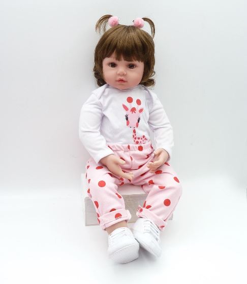 Muñeca Reborn realista hecha a mano 45 cm - imagen adicional
