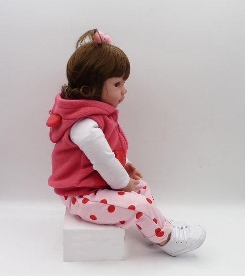 Muñeca Reborn realista hecha a mano 45 cm - imagen adicional