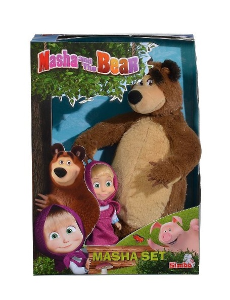 Masha y el Oso muñeca y peluche - imagen adicional