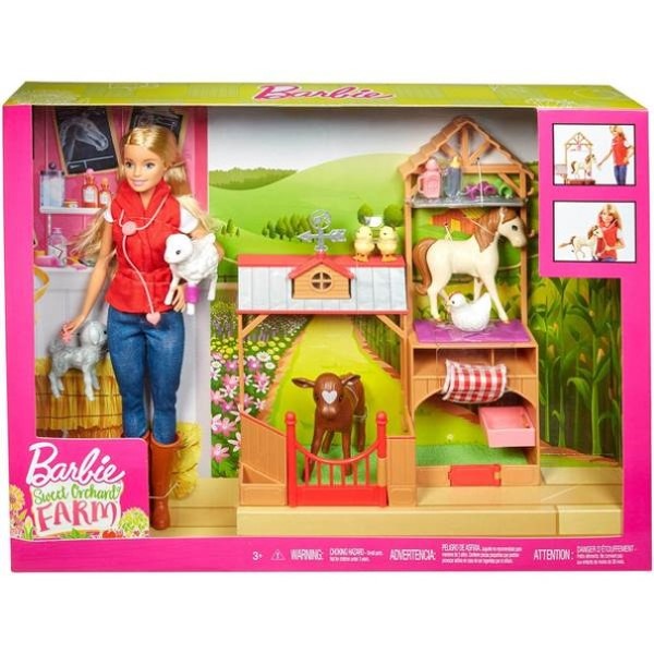 Barbie huerto veterinaria GCK86 - imagen adicional