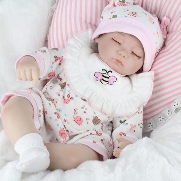 Bebé reborn durmiente 40 cm - imagen adicional
