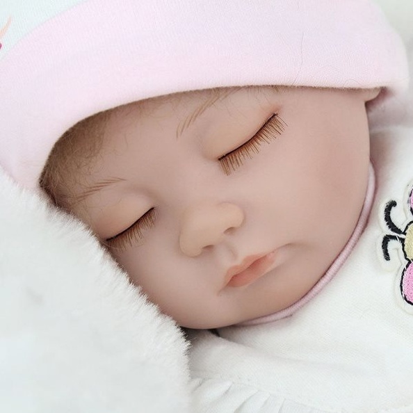 Bebé reborn durmiente 40 cm - imagen adicional