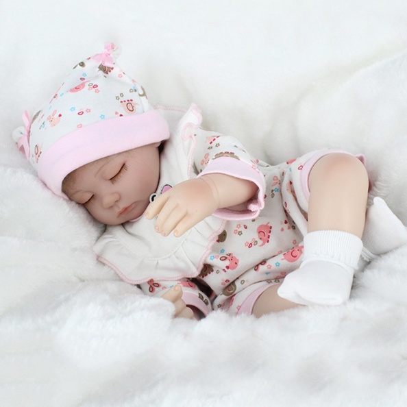 Bebé reborn durmiente 40 cm - imagen adicional
