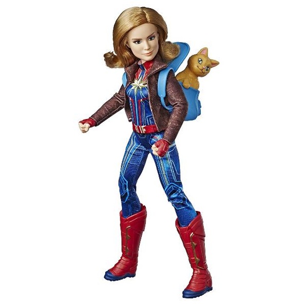 Capitana Marvel muñeca y gato E4944 - imagen adicional