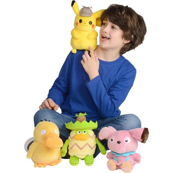 Pokemon Detective Pikachu peluche 20 cm - imagen adicional