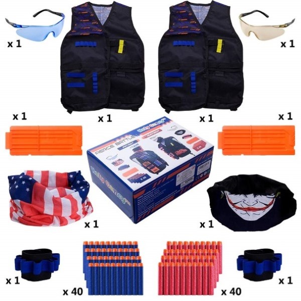 Set de 2 chalecos tácticos compatibles NERF - imagen adicional