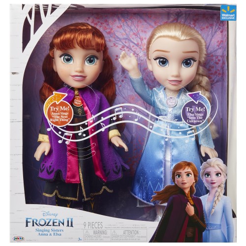Frozen 2 Anna y Elsa hermanas cantantes - vista alternativa