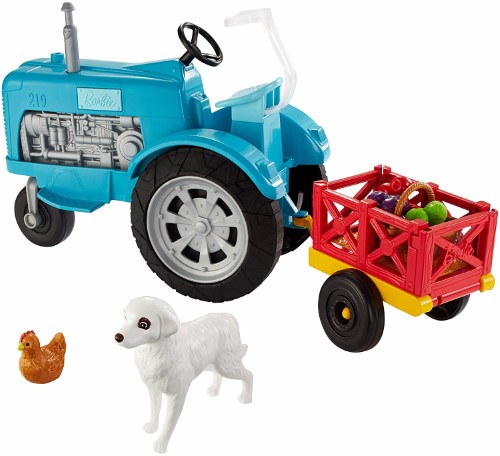 Barbie huerto tractor y accesorios GFF49 - imagen adicional