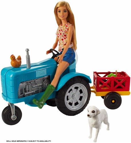 Barbie huerto tractor y accesorios GFF49 - imagen adicional