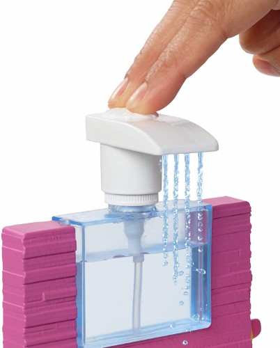Barbie muñeca con muebles de baño FXG51 - imagen adicional