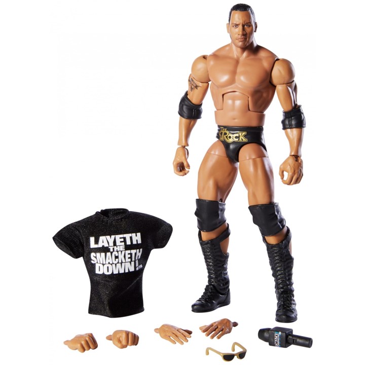 WWE Elite Collection Figura The Rock GDF60 - imagen adicional