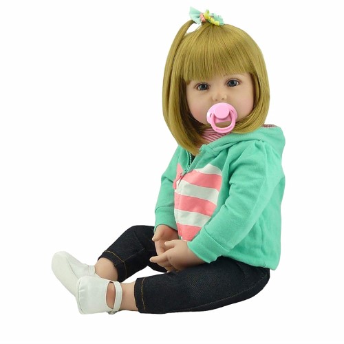 Muñeca reborn realista Pinky 45 cm - imagen adicional