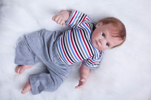 Muñeco bebé reborn realista OREH 50 cm - imagen adicional