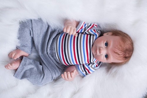 Muñeco bebé reborn realista OREH 50 cm - imagen adicional