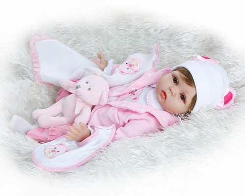 Bebé reborn artesanal ZIYIUI 55 cm - imagen adicional