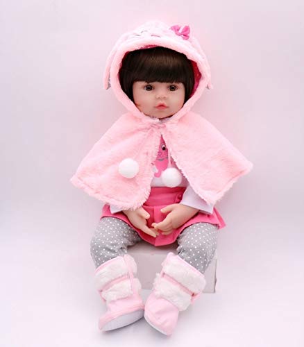 Muñeca Reborn de niña realista 55 cm - imagen adicional