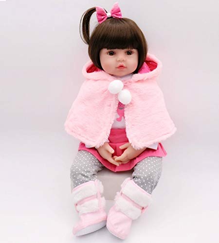 Muñeca Reborn de niña realista 55 cm - imagen adicional