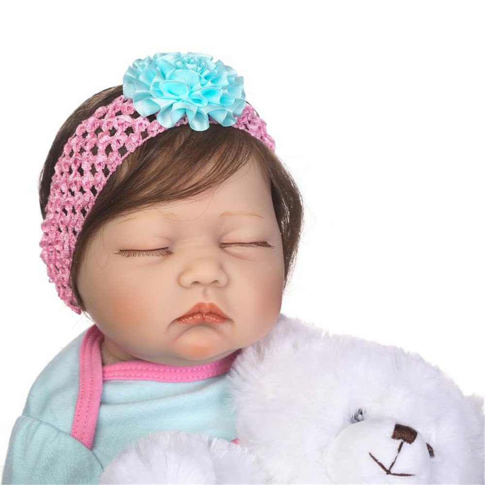Muñeca recién nacida ojos cerrados MAIHAO - imagen adicional