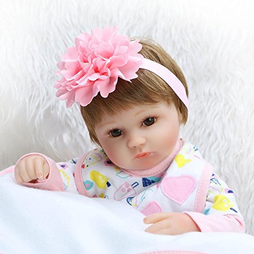 Bebita reborn estampado multicolor 43 cm - imagen adicional