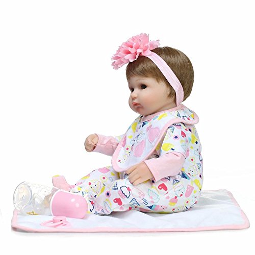 Bebita reborn estampado multicolor 43 cm - imagen adicional