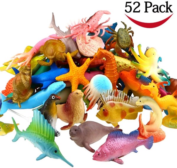 Set 52 figuras animales marinos - imagen adicional