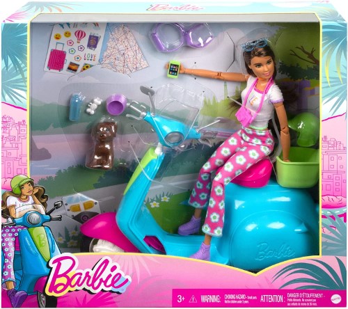 Barbie en moto con accesorios HGM55 - imagen adicional
