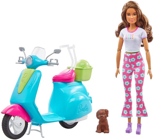 Barbie en moto con accesorios HGM55 - imagen adicional