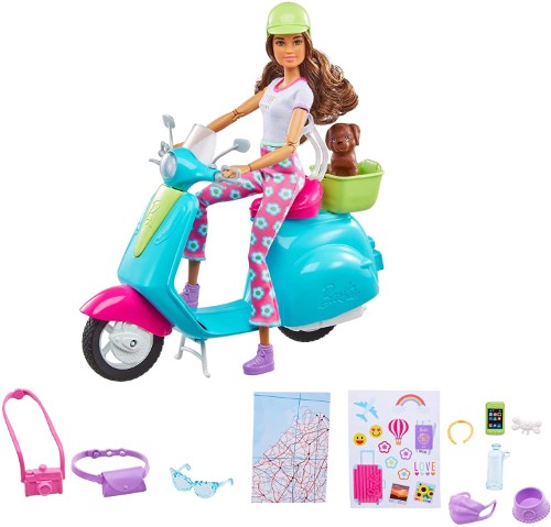 Barbie en moto con accesorios HGM55 - imagen adicional
