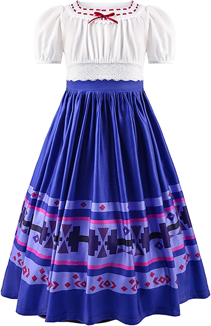 Encanto disfraz de Luisa Madrigal para niñas - imagen adicional