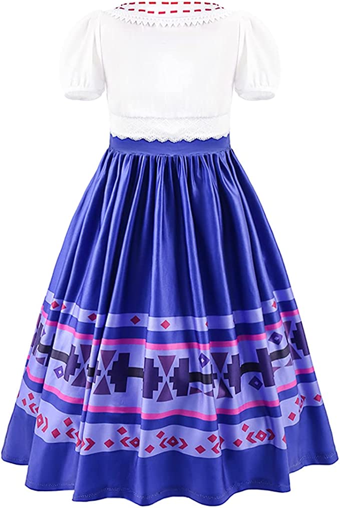 Encanto disfraz de Luisa Madrigal para niñas - imagen adicional