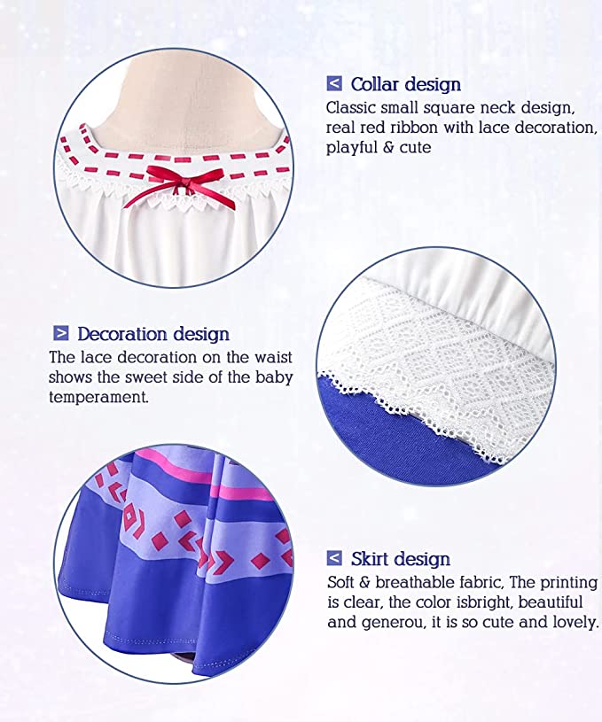 Encanto disfraz de Luisa Madrigal para niñas - imagen adicional