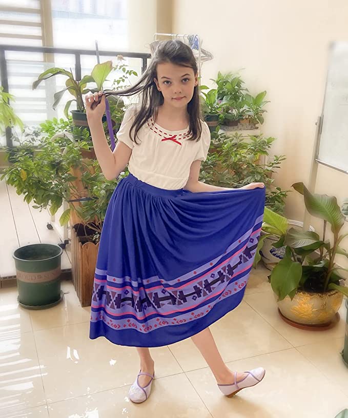Encanto disfraz de Luisa Madrigal para niñas - imagen adicional
