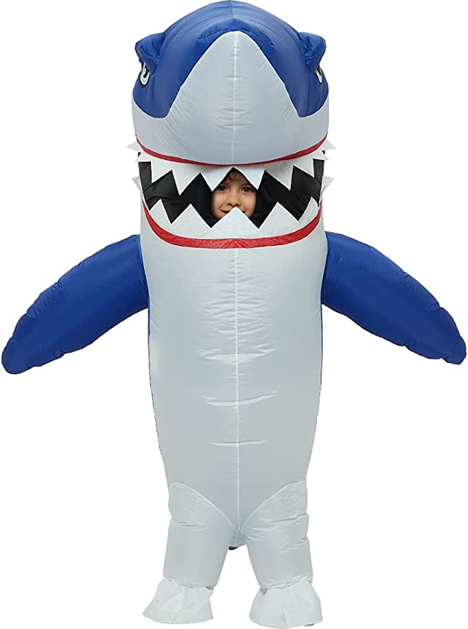 Disfraz inflable de Tiburón para niños - imagen adicional