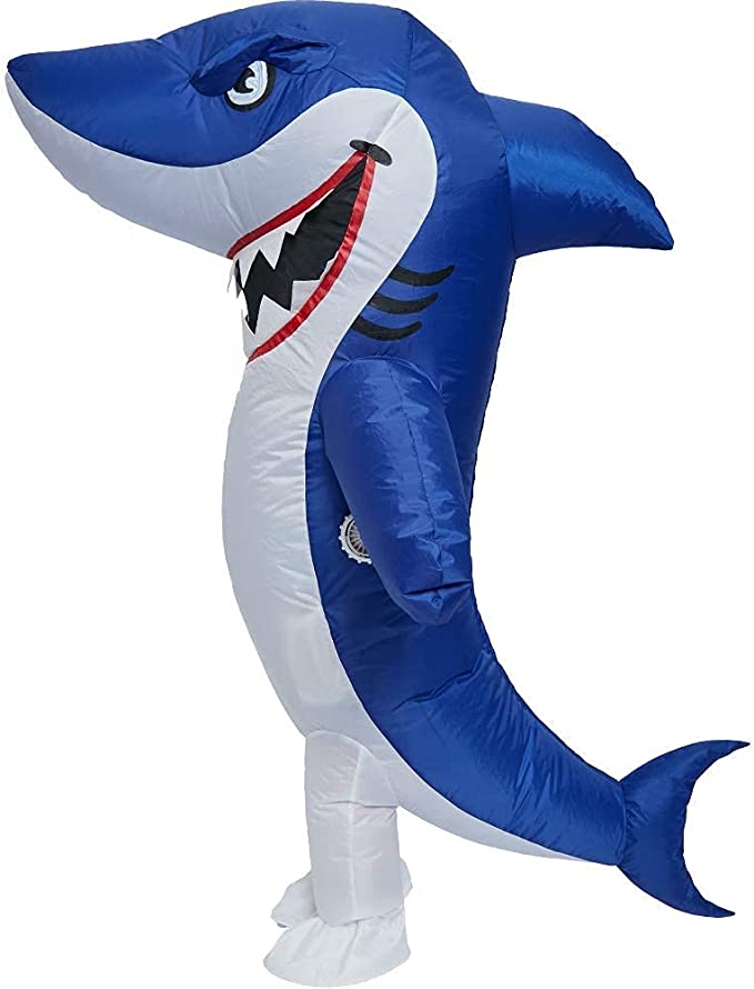 Disfraz inflable de Tiburón para niños - imagen adicional