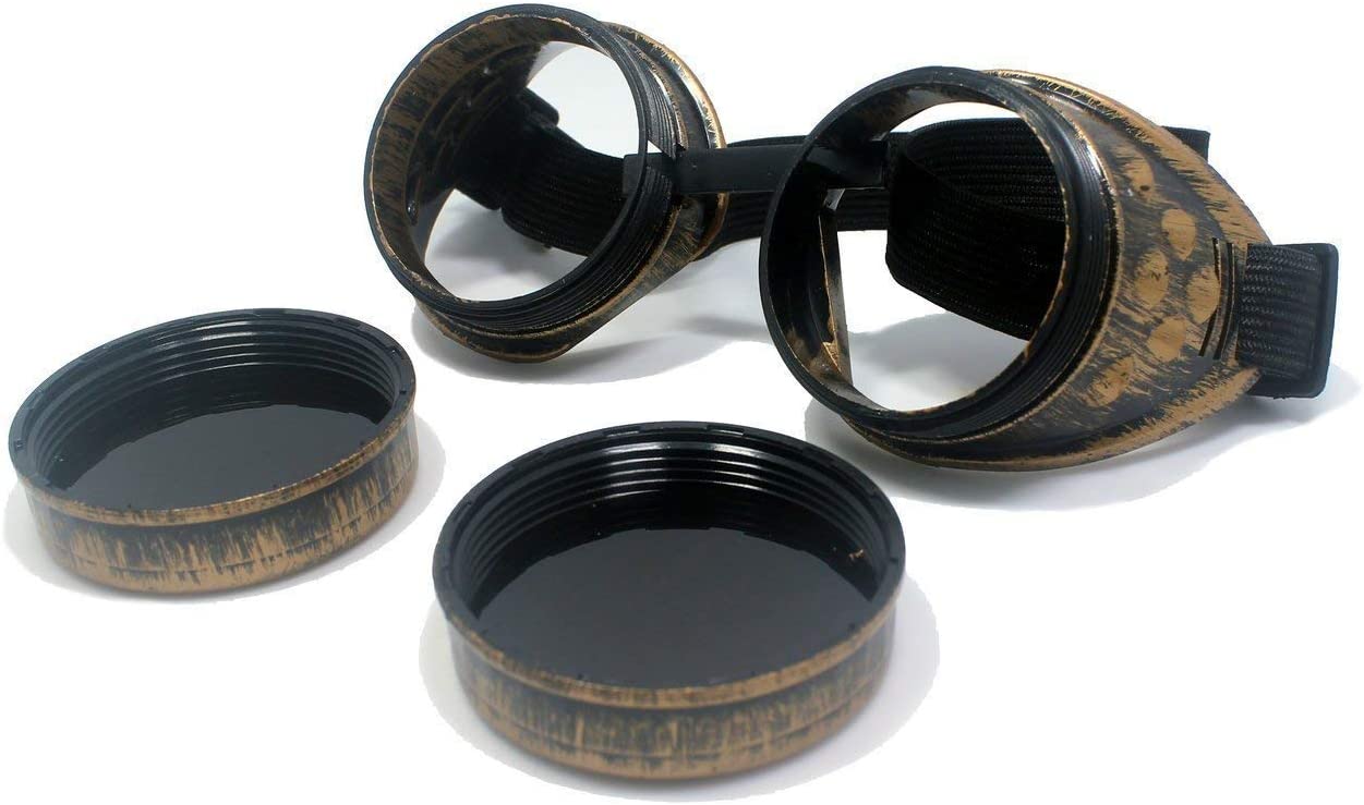 Gafas Steampunk envejecidas - imagen adicional