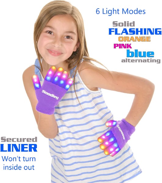 Guantes con luces LED para niños - imagen adicional