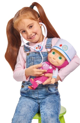 Masha y el Oso muñeca doctora con maletín - imagen adicional