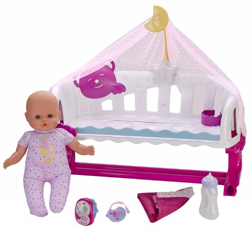 Nenuco duerme conmigo cunita con baby monitor