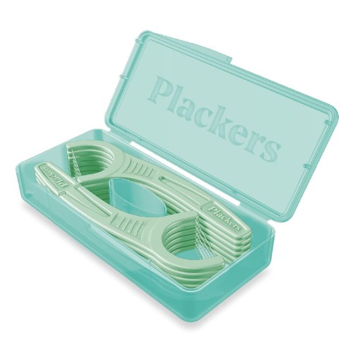 Plackers Micro Mint 12 mint dental flosser - imagen adicional