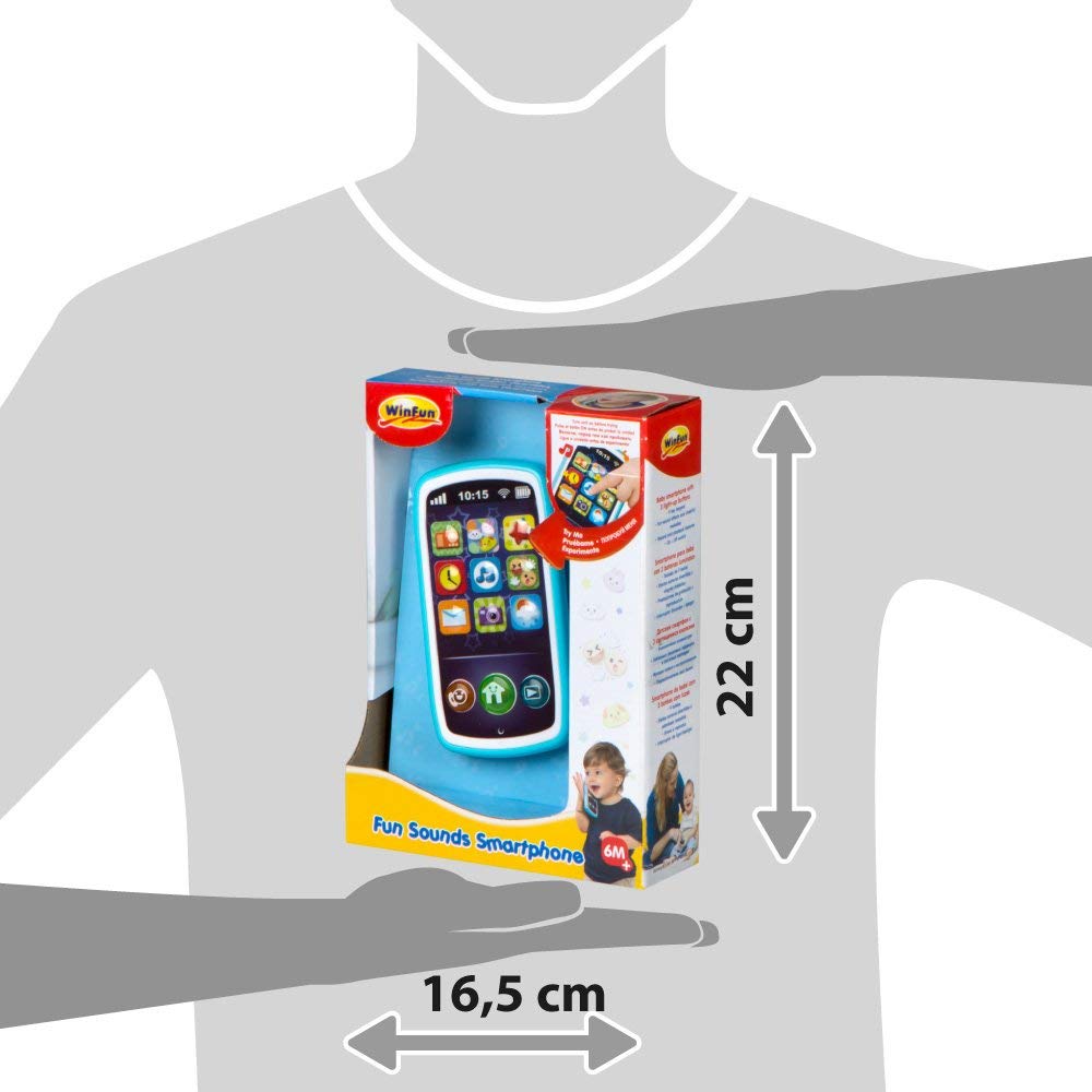 Winfun teléfono movil musical bebés 44523 - imagen adicional
