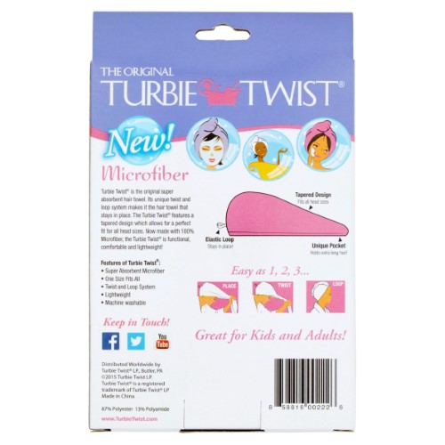 Turbie Twist toalla cabello super absorbente - imagen adicional