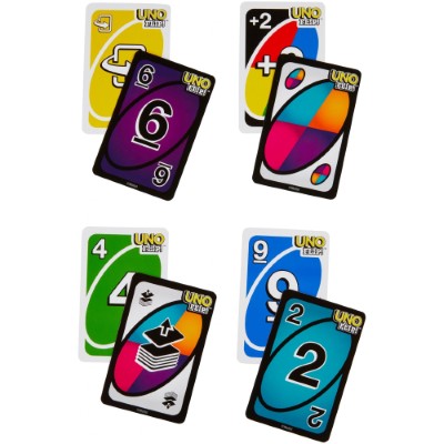 Uno Go Flip! juego de cartas GDR44 - imagen adicional