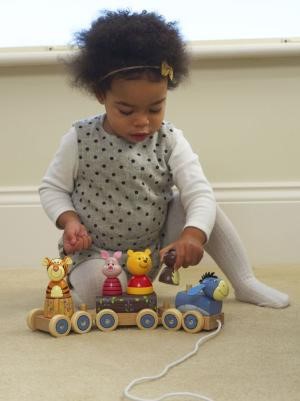 Winnie the Pooh Tren Rompecabezas de madera - imagen adicional