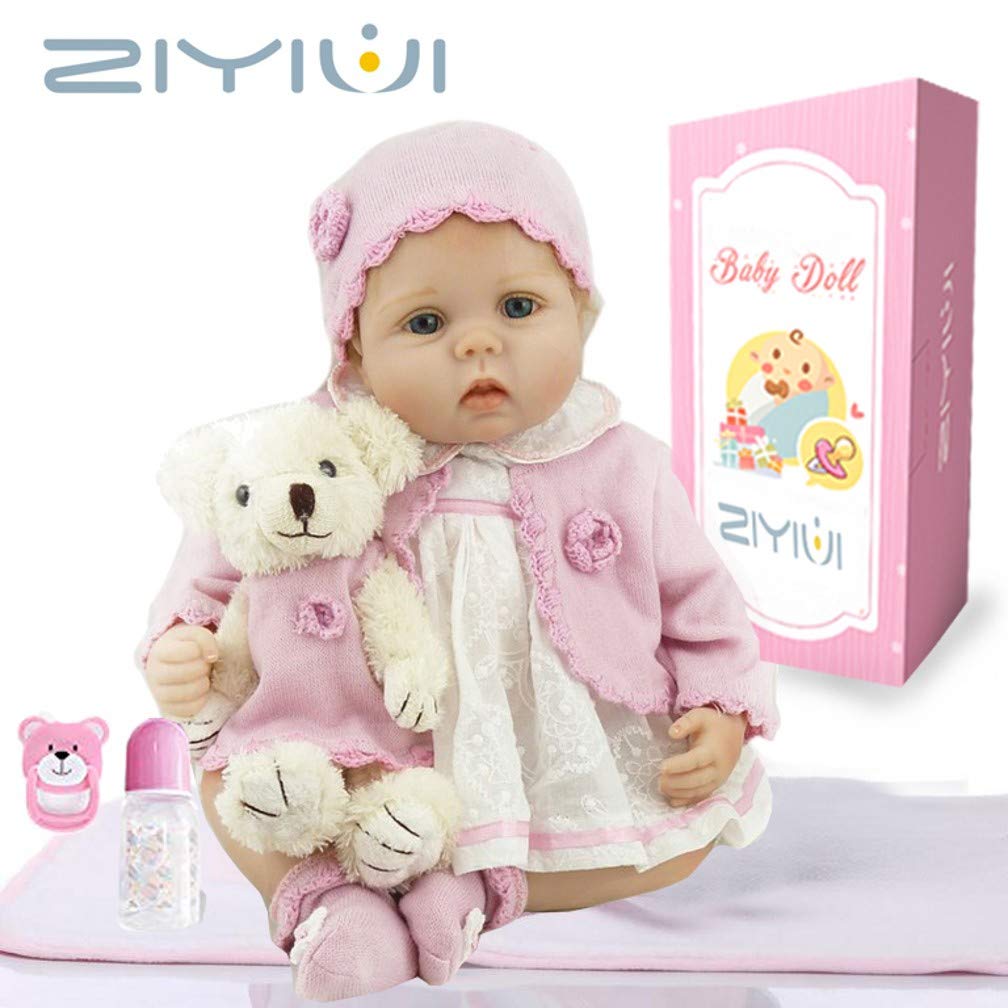 Bebe Reborn muñeco realista 55 cm Ziyiui - imagen adicional