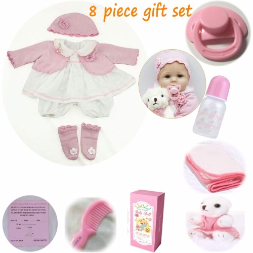 Bebe Reborn muñeco realista 55 cm Ziyiui - imagen adicional