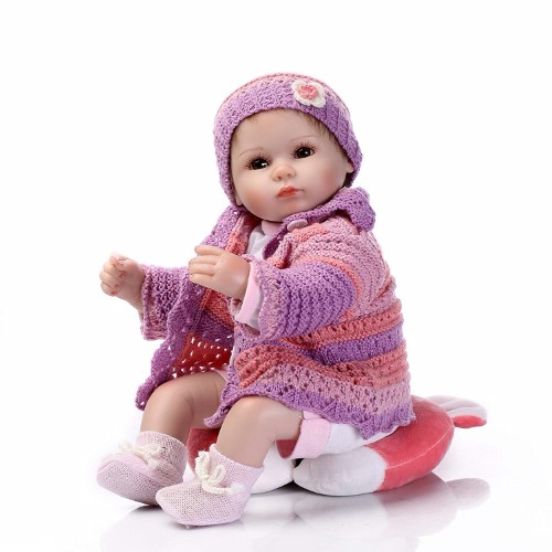 Muñeca reborn silicona Pinky - 45 cm - imagen adicional