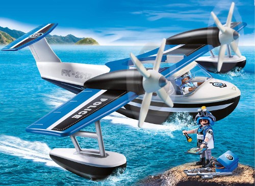 Playmobil hidroavión de policía 9436 - vista alternativa